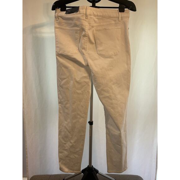 NWT Talbots Flawless Women's size 12 Slim Ankle White Denim - Picture 4 of 6